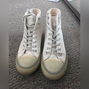 All Saints Jaxal High Top Canvas Sneakers